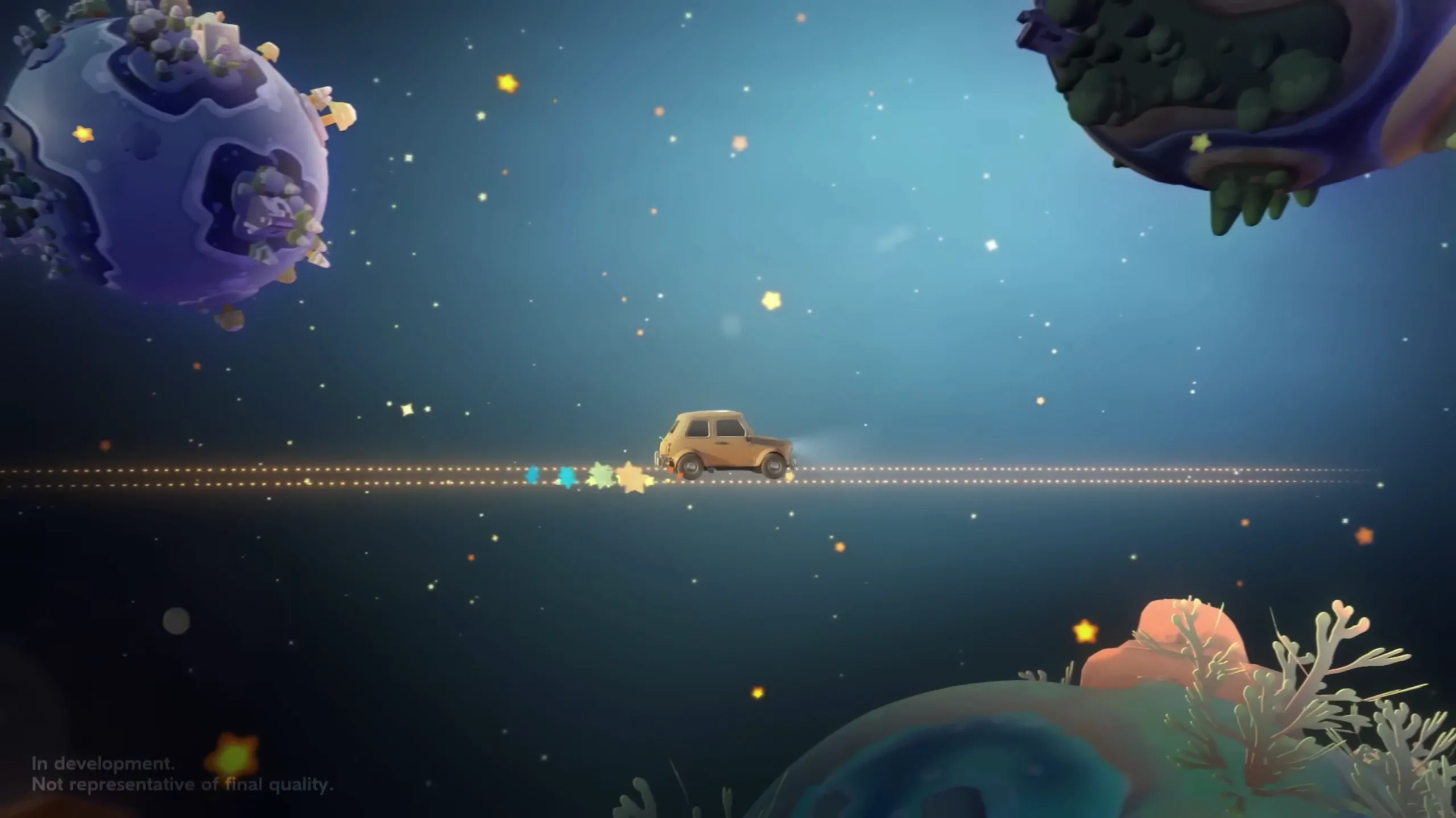 Hop Between Planets with Your Tiny Car!